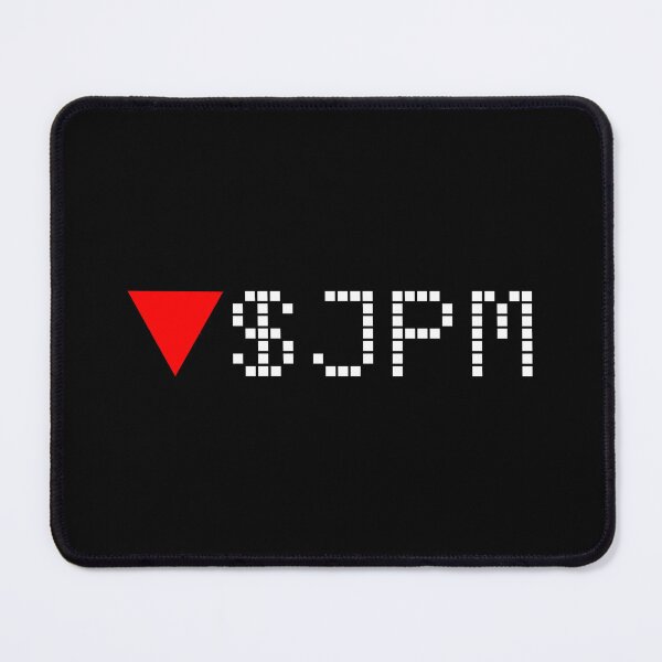 Item preview, JPMorgan Chase & Co - JPM - Stock Ticker Red White Font designed and sold by frankyou.