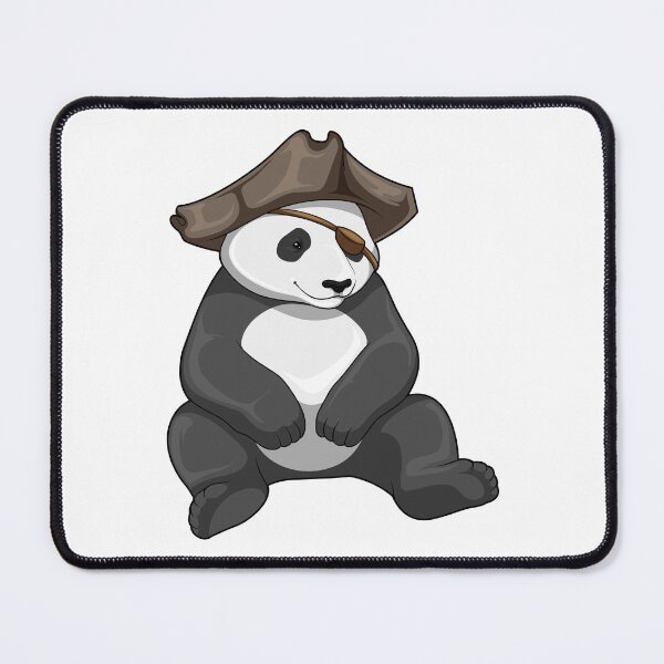 Item preview, Panda Pirate Eyepatch designed and sold by Snabdesign84.