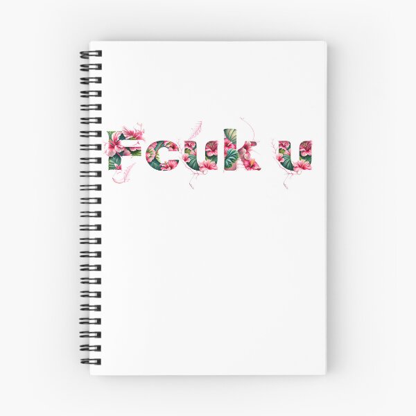 Item preview, FCUK U flower text designed and sold by Beankberry.