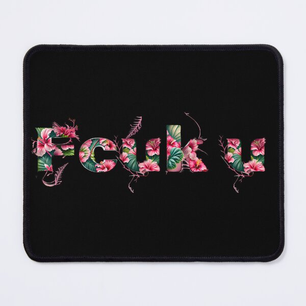 Item preview, FCUK U flower text designed and sold by Beankberry.
