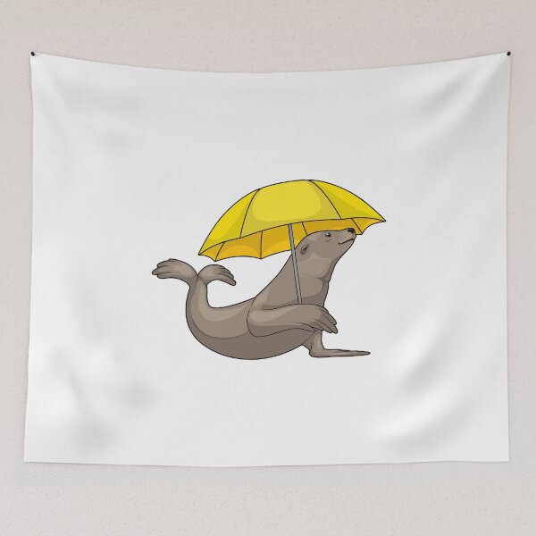 Item preview, Seal Raining Umbrella designed and sold by Snabdesign84.