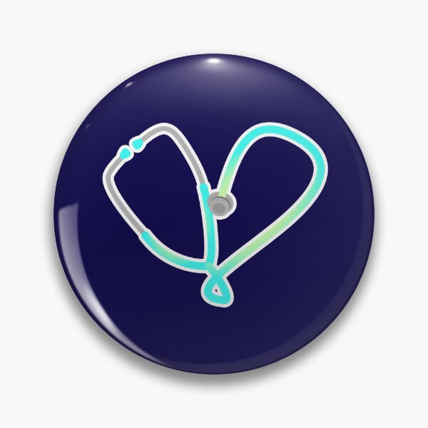 Item preview, Heart of Medicine - Ocean on Navy designed and sold by Artsy-Chemist.