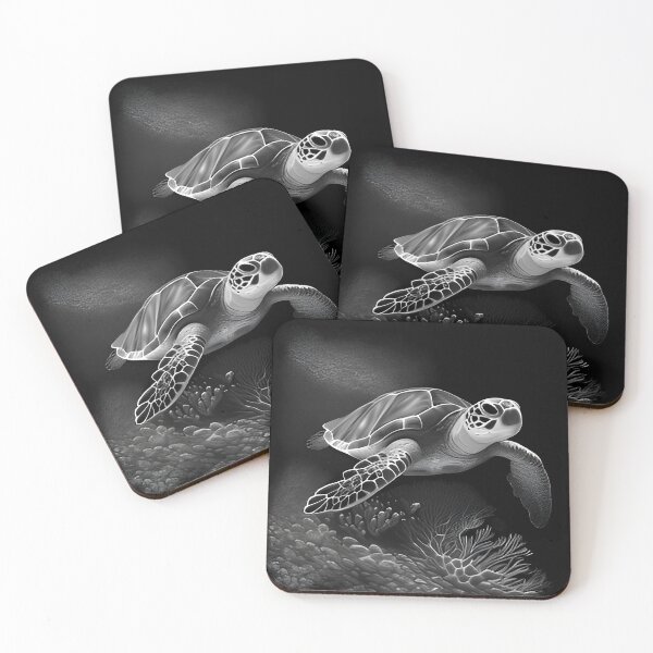 Item preview, Sea sea turtle drawing designed and sold by Pencil-Art.