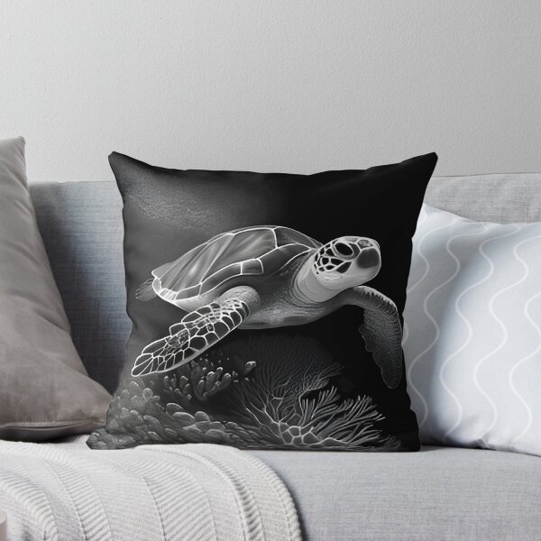 Item preview, Sea sea turtle drawing designed and sold by Pencil-Art.