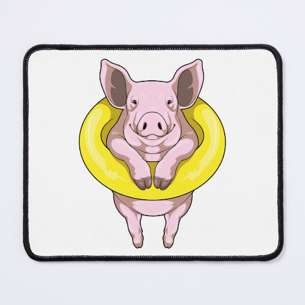 Item preview, Pig Swimming Lifebuoy designed and sold by Snabdesign84.