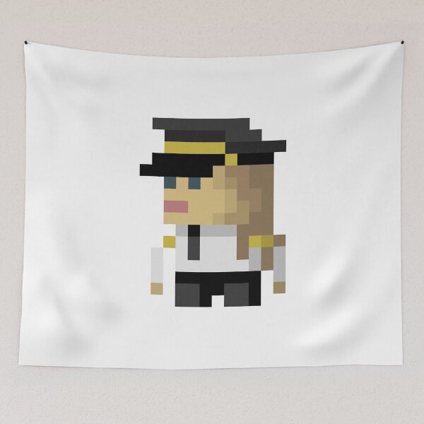 Item preview, Lady Pilot Pixel Art | Sky Woman designed and sold by anycolorart.