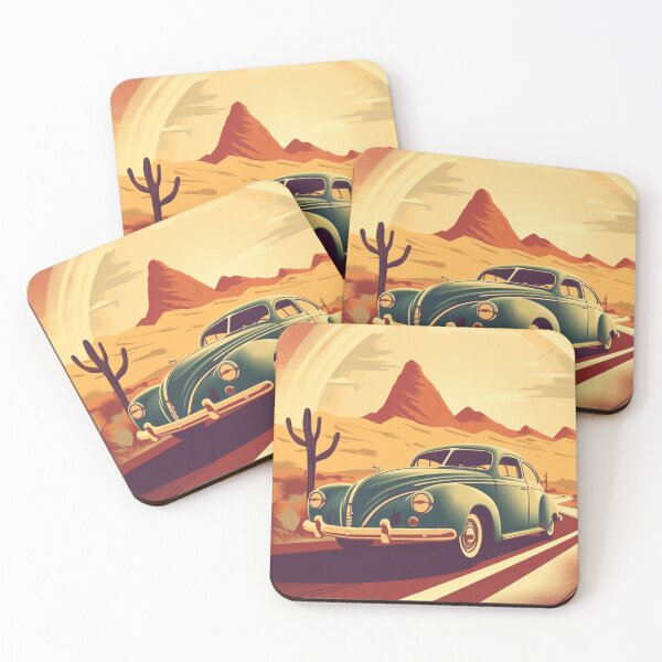 Item preview, Desert Cruiser: Vintage Car Retro Style Road Trip Travel Adventure  designed and sold by DigiNook.