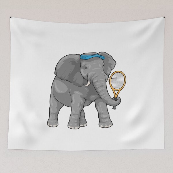 Item preview, Elephant Tennis Tennis racket designed and sold by Snabdesign84.