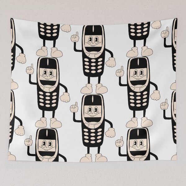 Item preview, Old  Phone. Cute cartoon character  designed and sold by Innamalinka.