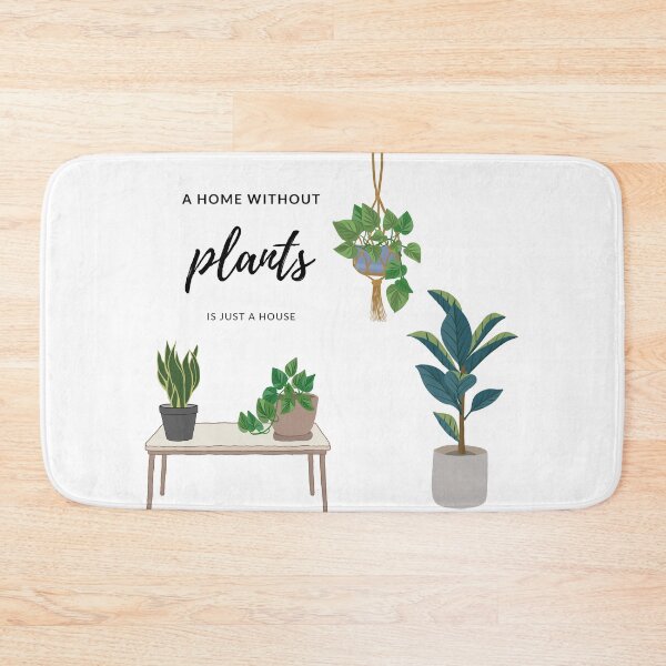 Item preview, A home without plants is just a house designed and sold by MyKindOfArt-.