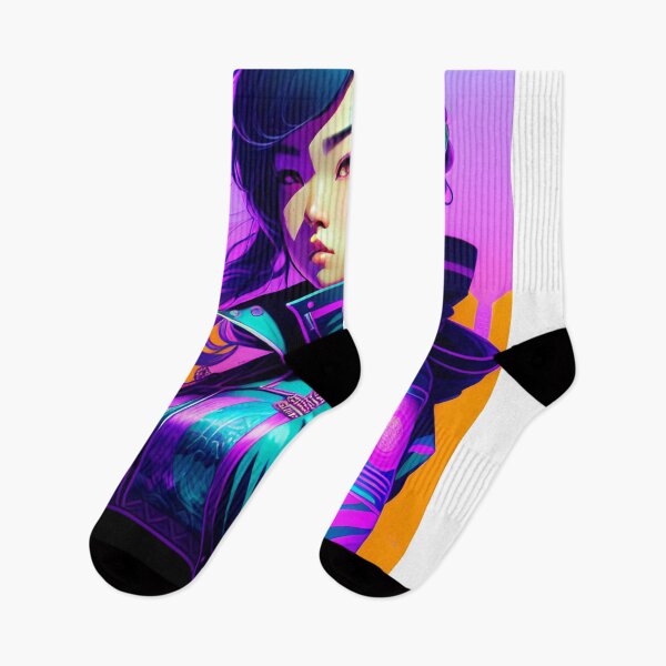 Item preview, Aesthetic Anime Girl Vaporwave Retro designed and sold by CyberArtWorld.