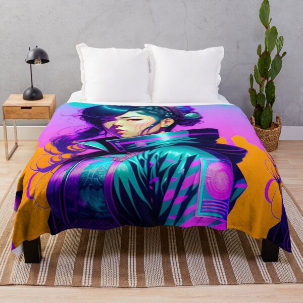 Item preview, Aesthetic Anime Girl Vaporwave Retro designed and sold by CyberArtWorld.