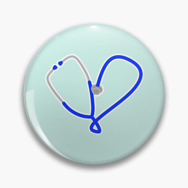 Item preview, Heart of Medicine - Blue on Mint designed and sold by Artsy-Chemist.