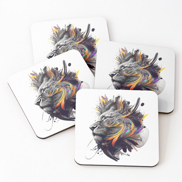 Item preview, Beautiful Abstract African Lion Art designed and sold by PeteRascal.