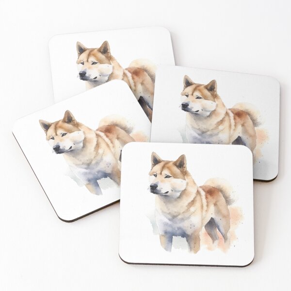 Artikelvorschau, Aquarell waschen Akita entworfen und verkauft von Matt's Artificial Nature.