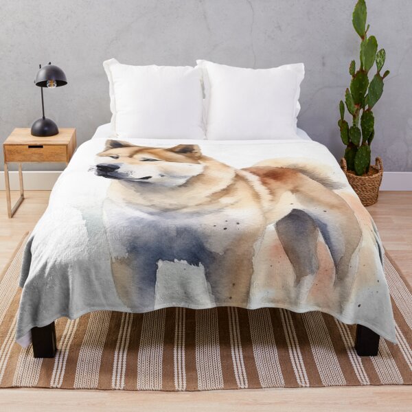 Item preview, Watercolor Wash Akita designed and sold by Matt's Artificial Nature.