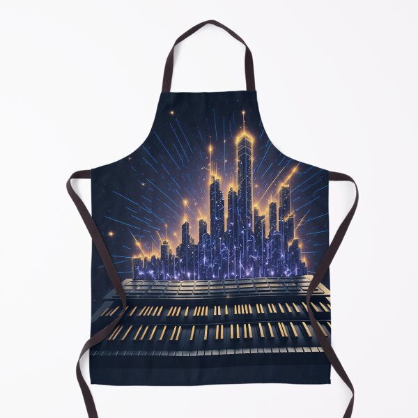 Item preview, City of Keys: A Musical Keyboard Designed as a Sparkling Urban Landscape designed and sold by RedArtG09.
