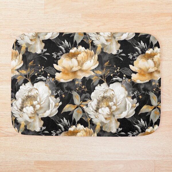 Item preview, White and Gold Peonies designed and sold by paulloed.