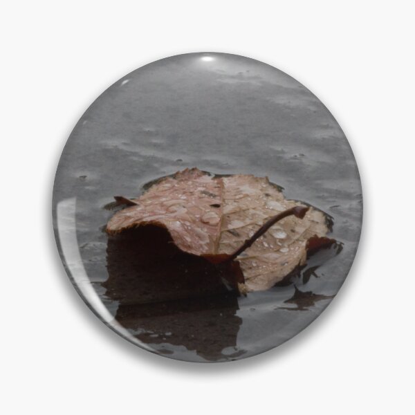 Item preview, Wet leaf on wet pavement designed and sold by Shizenkai.