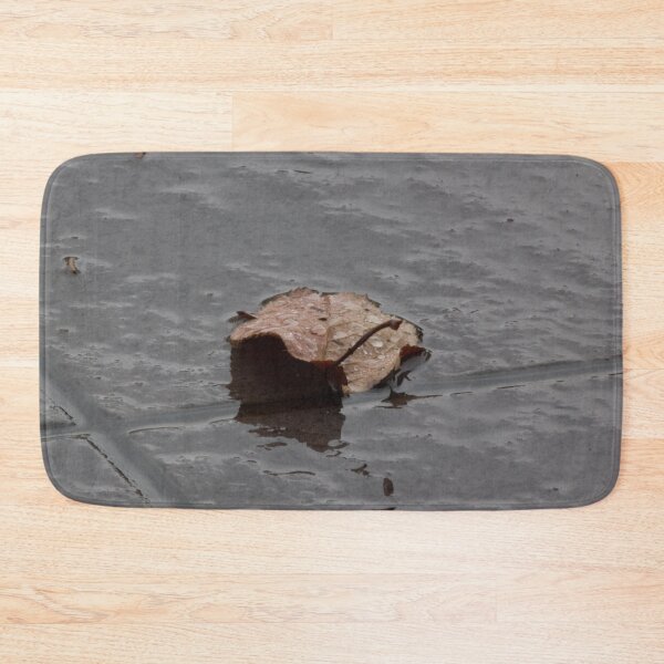 Item preview, Wet leaf on wet pavement designed and sold by Shizenkai.