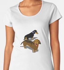 Dachshunds Women's Premium T-Shirt