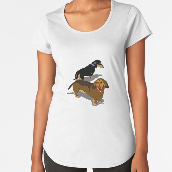 Dachshunds Premium Scoop T-Shirt