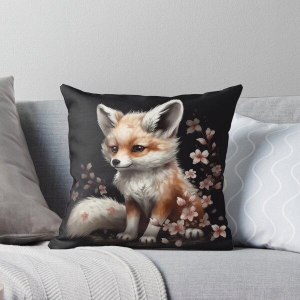 Item preview, Enchanting Fox Flower Playtime designed and sold by NorthFoxGraphic.
