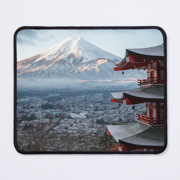 Item preview, Fuji poster, travel wall art Japan designed and sold by PanenkaPrints.