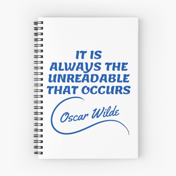 Item preview, Oscar Wilde Quotes - Unreadable 2 designed and sold by Writer Quotes.