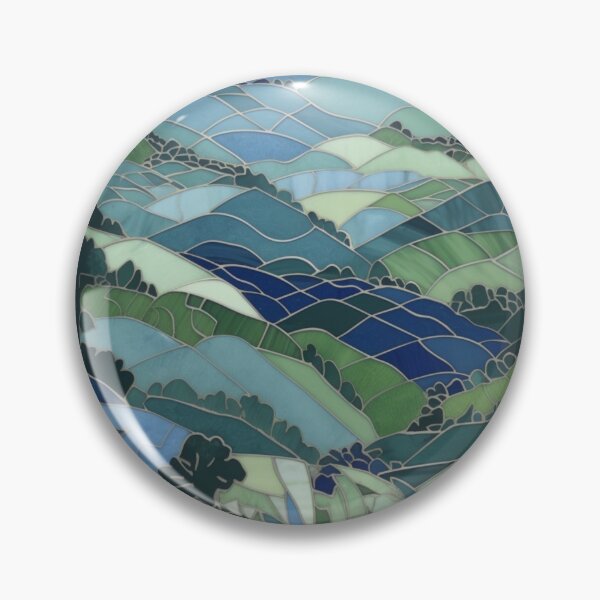 Item preview, African Pattern Art Deco Tile Rwanda Hills designed and sold by Nile-Mosaic-Co.