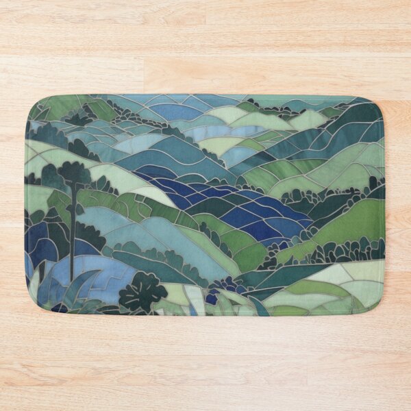 Item preview, African Pattern Art Deco Tile Rwanda Hills designed and sold by Nile-Mosaic-Co.