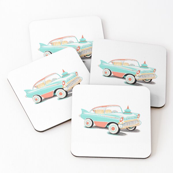 Item preview, Retro car designed and sold by UrbanHedgehog.