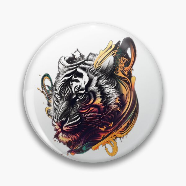 Item preview, Beautiful Abstract Tiger Face Art designed and sold by PeteRascal.