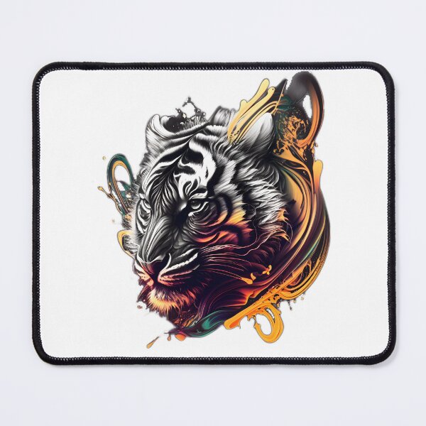 Item preview, Beautiful Abstract Tiger Face Art designed and sold by PeteRascal.