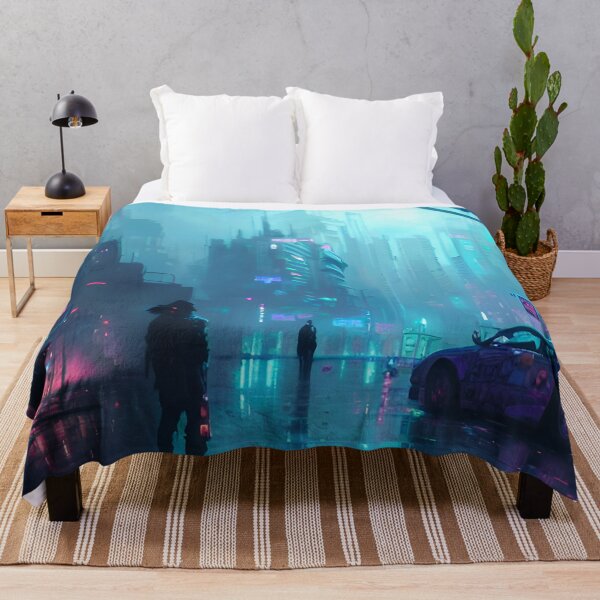 Item preview, Blue Haze II - Cyber City Scene designed and sold by Delerat7.