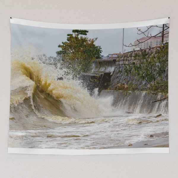 Item preview, Waves crashing after a storm designed and sold by Shizenkai.