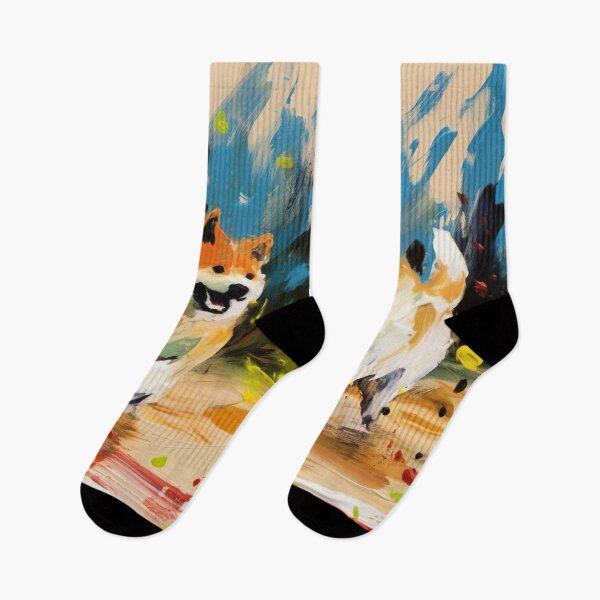 Item preview, Finger Painted Akitas designed and sold by Matt's Artificial Nature.