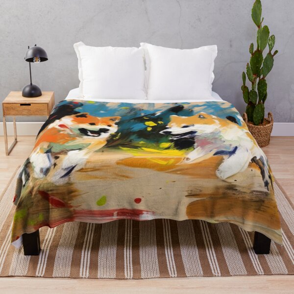 Item preview, Finger Painted Akitas designed and sold by Matt's Artificial Nature.