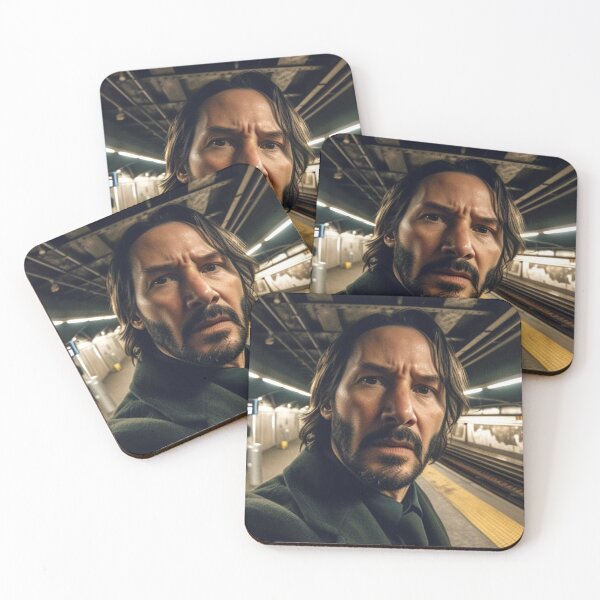 Artikelvorschau, John Wick-Selfie entworfen und verkauft von SurrealSelfies.