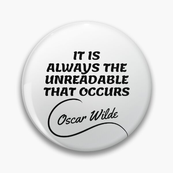 Item preview, Oscar Wilde Quotes - Unreadable designed and sold by Writer Quotes.