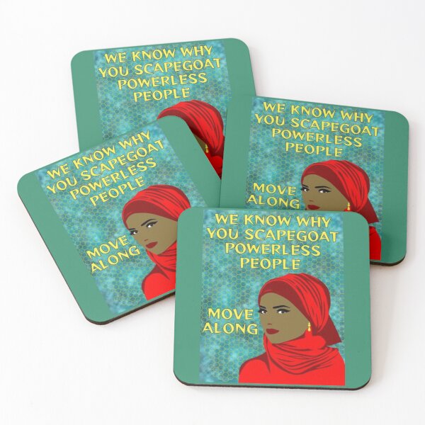 Item preview, Feminist Quote - We Know Why You Scapegoat Powerless People Move Along designed and sold by LethalPixieDust.