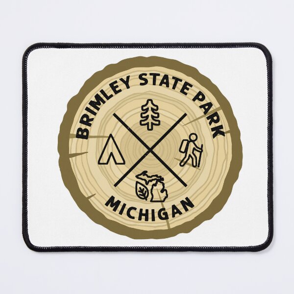 Item preview, Brimley State Park Michigan Log Slice designed and sold by VanyaKar.