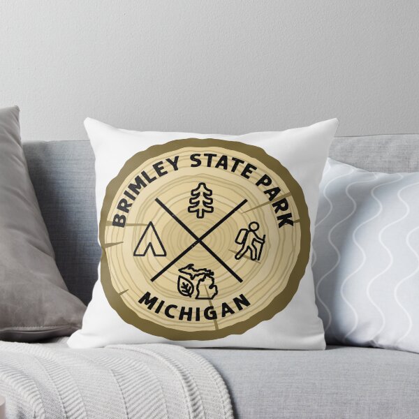 Item preview, Brimley State Park Michigan Log Slice designed and sold by VanyaKar.