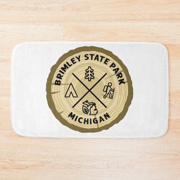 Item preview, Brimley State Park Michigan Log Slice designed and sold by VanyaKar.