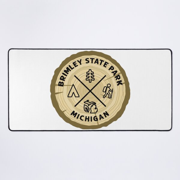 Item preview, Brimley State Park Michigan Log Slice designed and sold by VanyaKar.