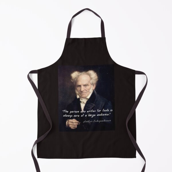Item preview, Arthur Schopenhauer  portrait and quote: The person who writes for fools... designed and sold by artbleed.