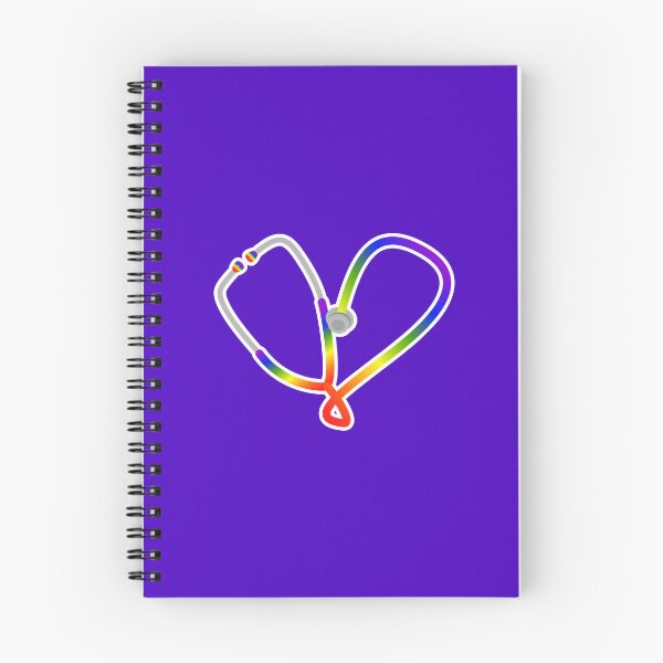 Item preview, Heart of Medicine - Rainbow on Royal Purple designed and sold by Artsy-Chemist.