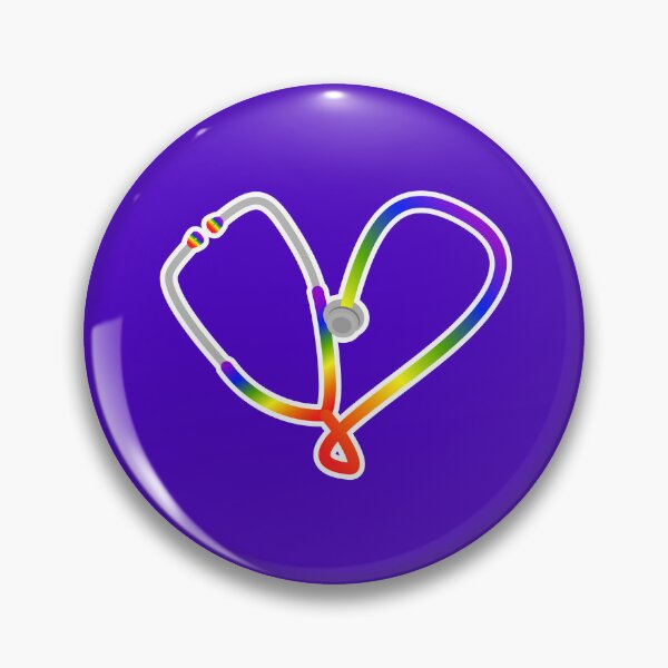 Item preview, Heart of Medicine - Rainbow on Royal Purple designed and sold by Artsy-Chemist.