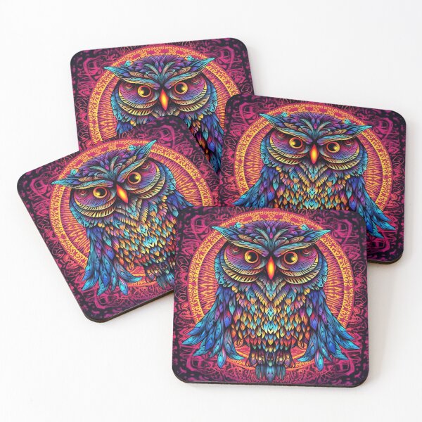 Item preview, cute owl mandala designed and sold by mark ashkenazi.