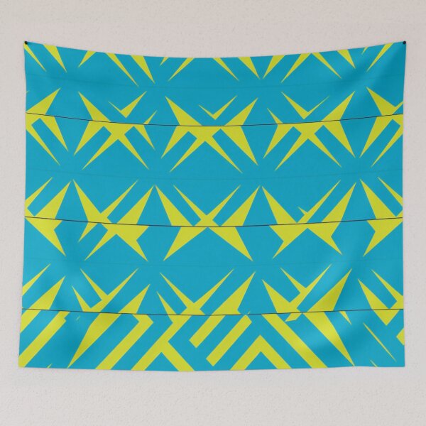 Item preview, African Pattern Art Deco Tile – Rwanda Flag designed and sold by Nile-Mosaic-Co.
